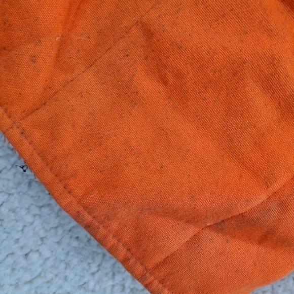 Vtg Coveralls Men XL Orange Hollofil 808 Hunting Workwear 1-Pc USA Made 80s 90s - Picture 10 of 16